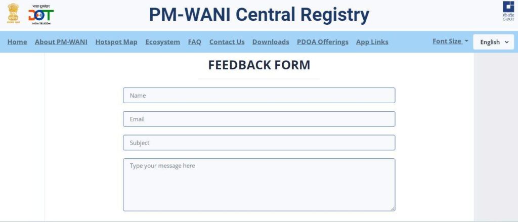 Process To Submit Feedback Form