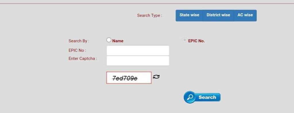 Searching Name In WB Voter List
