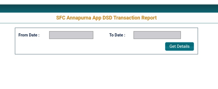 Procedure To View SFC Annapurna App DSD Transaction Report
