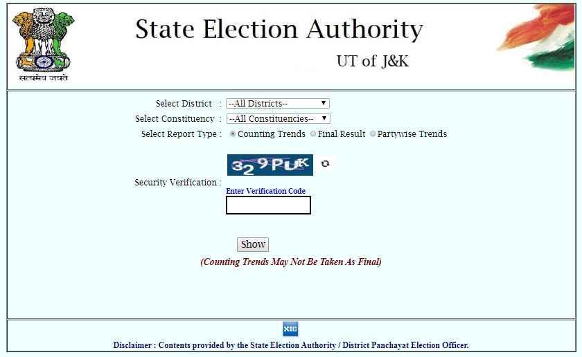 Viewing Panchayat Electoral Rolls Under J&K Voter List 